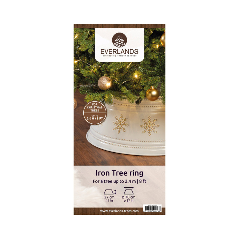 Copribase albero in alluminio 70cm