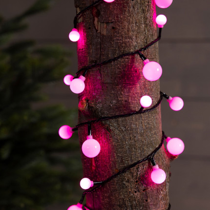 Lucy Cherry LED natalizio per albero di Natale – Luce Bianca/Cangiante