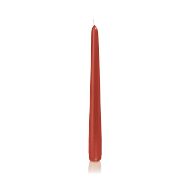 Candela Conica Tinta Unita Rossa