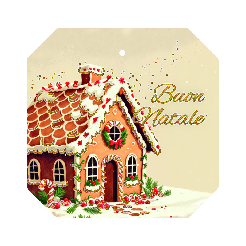 Chiudipacco Natale Vintage (4 Pezzi) Geometrico