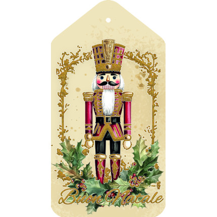 Chiudipacco Natale Vintage (4 Pezzi) Rettangolare