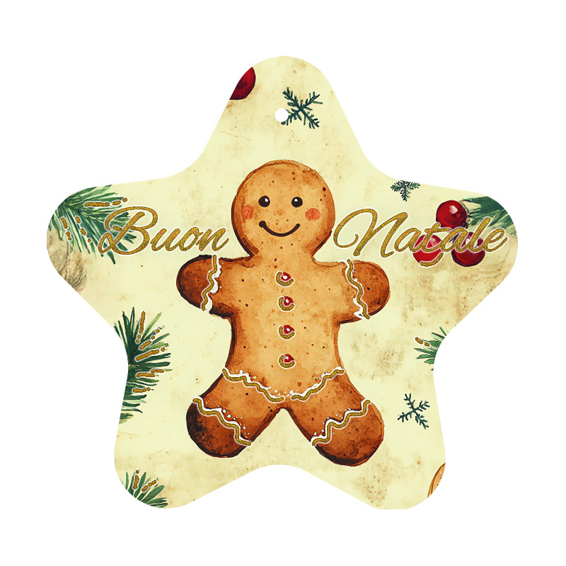 Chiudipacco Natale Vintage (4 Pezzi) Stella