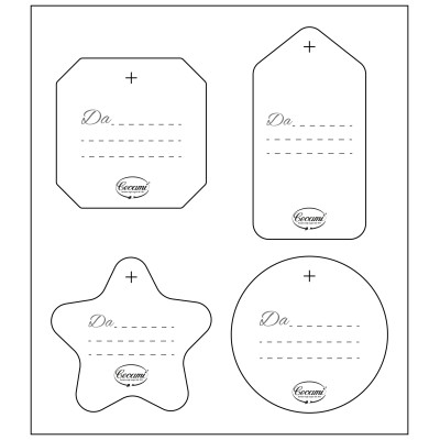 Chiudipacco Natalizio Con Agrifoglio (4 Pezzi) 2