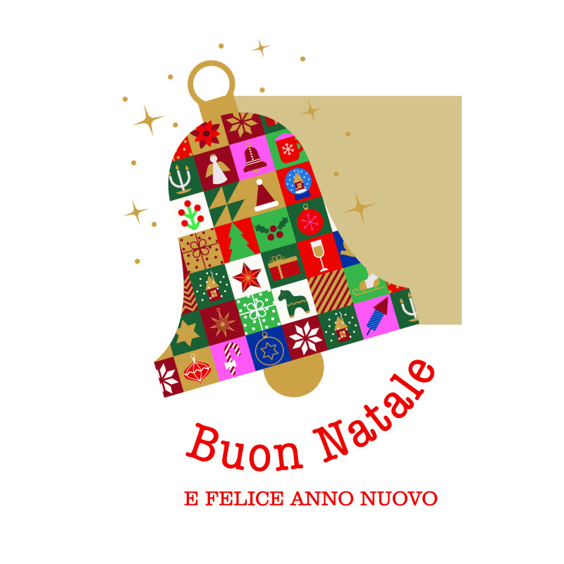 Bigliettini di Natale Stilizzati (6 Pezzi)