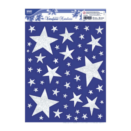 Vetrofanie Stelle Argento