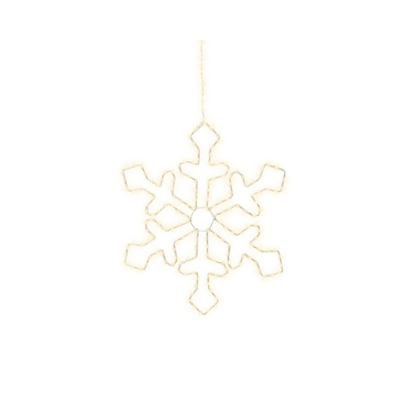 Fiocco di Neve Luminoso da Appendere 58cm