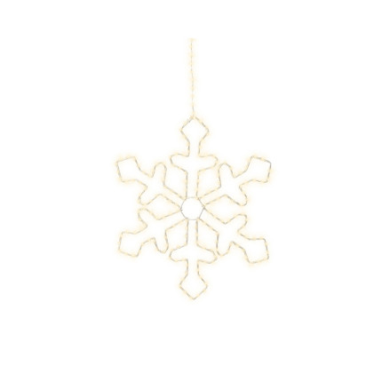 Fiocco di Neve Luminoso da Appendere 58cm