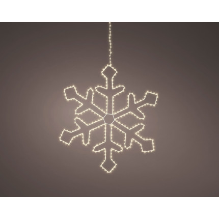 Fiocco di Neve Luminoso da Appendere 58cm