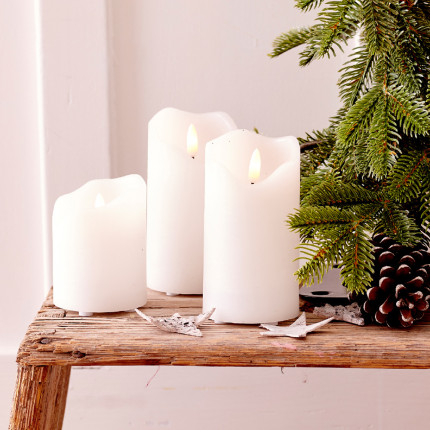 Candela Led Con Timer (3 Pezzi)