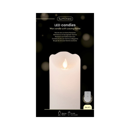 Candela Led Con Timer (3 Pezzi)