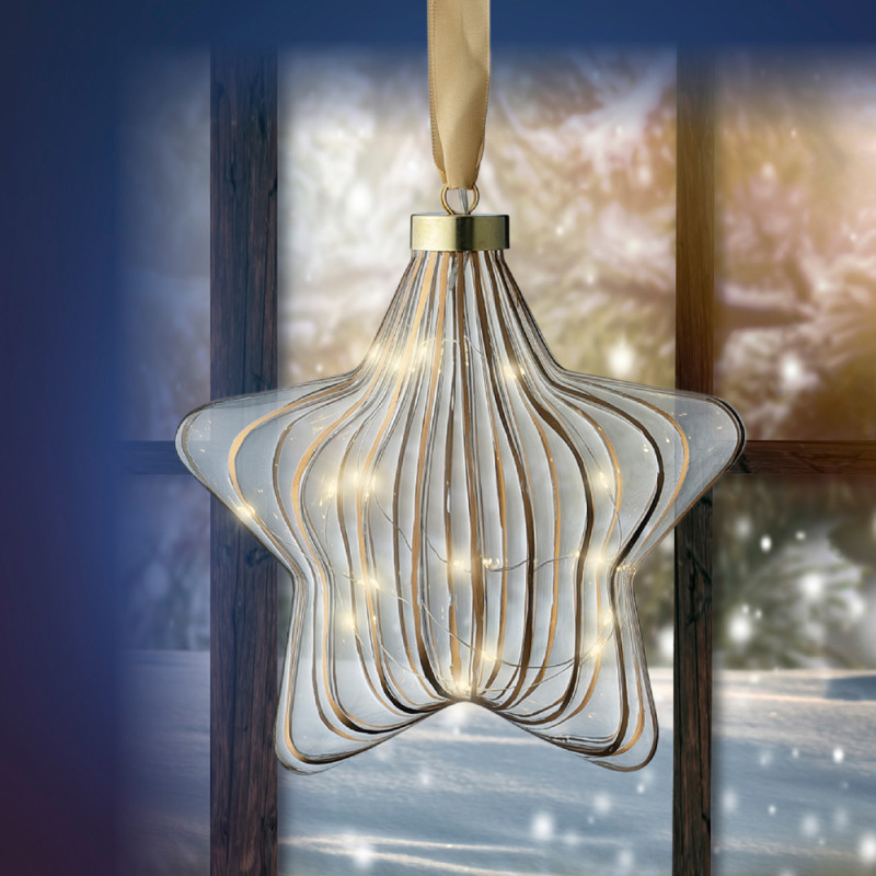 Stella Luminosa Pendente 20cm