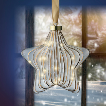 Stella Luminosa Pendente 20cm