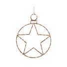 Cerchio Pendente con Stella Led 49cm