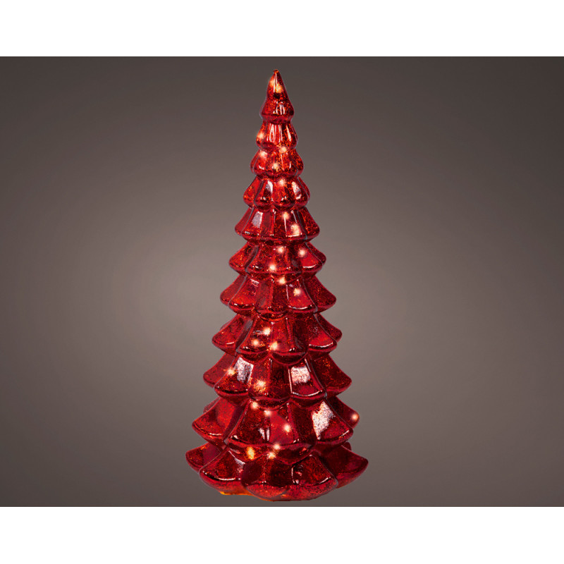 Alberello Luminoso in Vetro 32cm