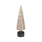 Alberello Girevole in Vetro Led 39cm