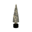 Alberello Girevole in Vetro Led 39cm