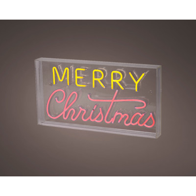 Scritta Merry Christmas Luminosa 43cm