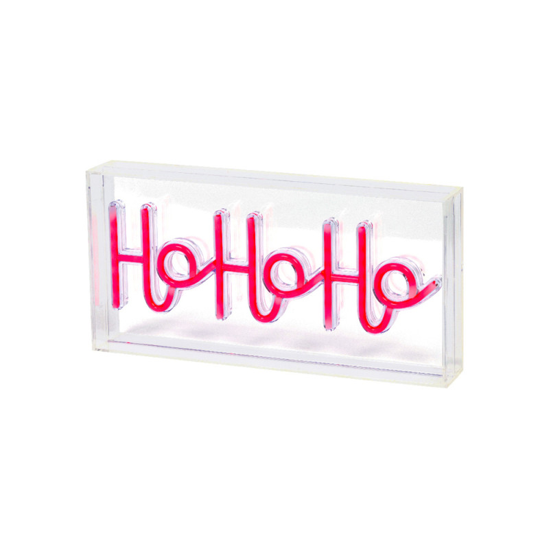 Scritta HoHoHo Luminosa 30cm