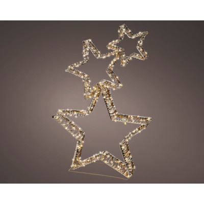Decorazione Stelle Luminose Led 80cm