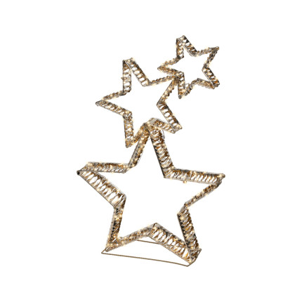 Decorazione Stelle Luminose Led 80cm