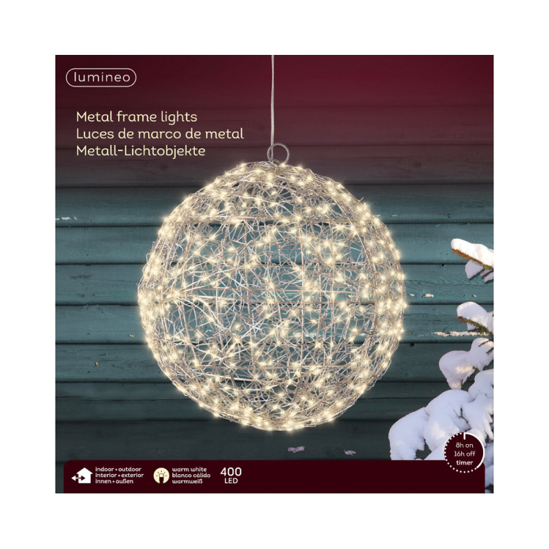 Sfera Decorativa Luminosa a Luce Fissa