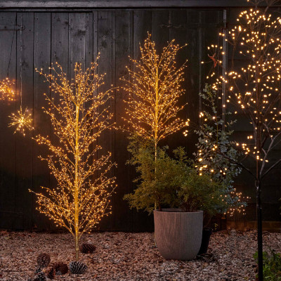 Albero Dorato Led per Esterno