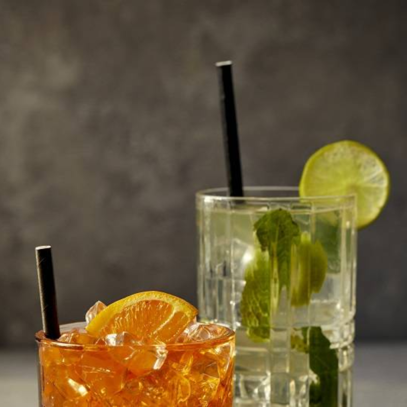 Cannucce in Carta Nere (250 Pezzi)