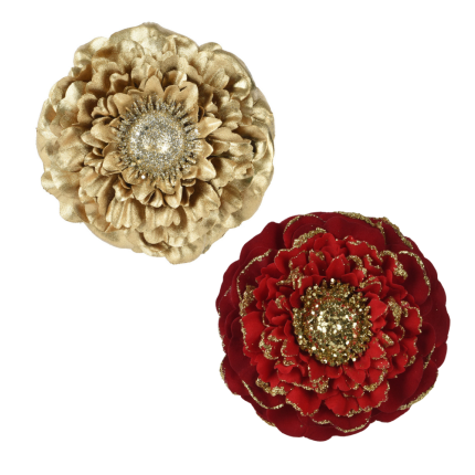 Fiore di Zinnia Glitterata