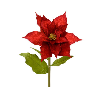 Stella di Natale in Velluto Rosso 120cm