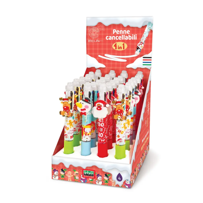 Penna Cancellabile Christmas 4 in 1 2