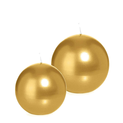 Candela Sferica Oro