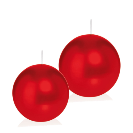 Candela Sferica Rossa