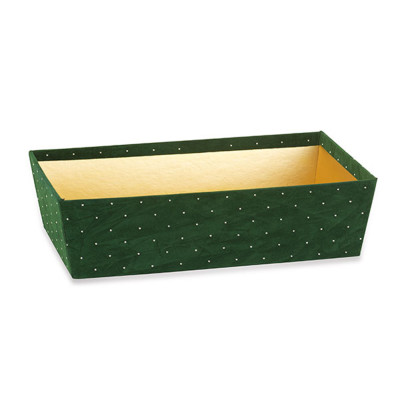 Vassoio in Velluto con Strass Verde 2