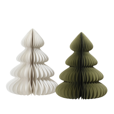 Albero di Natale in Carta Plissé 90cm