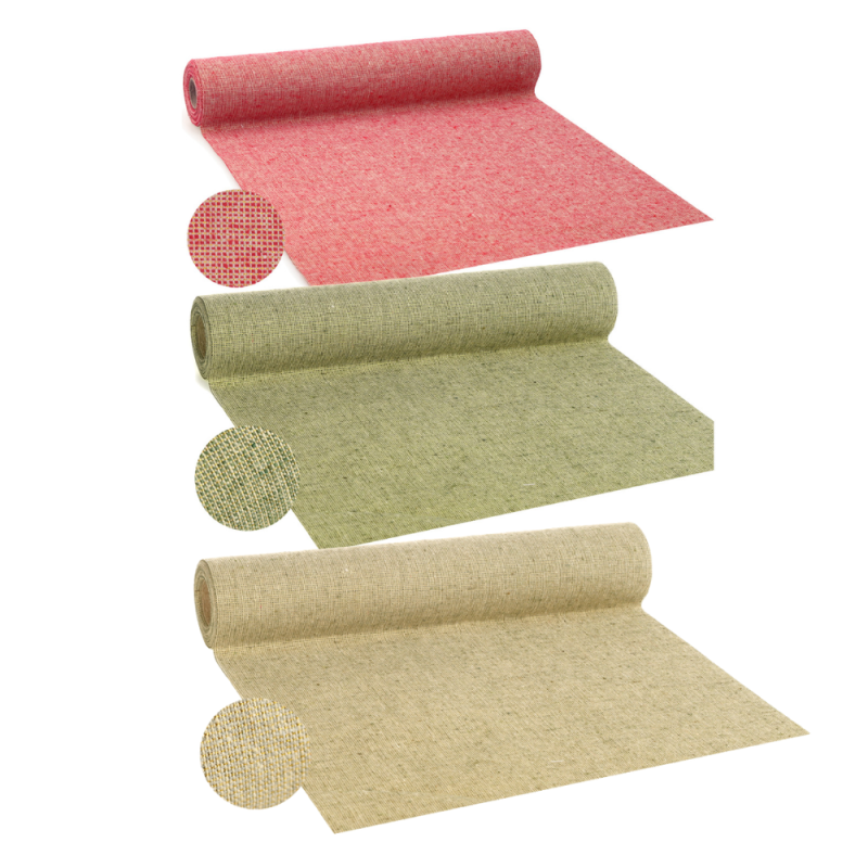 Runner tessuto lumix oro