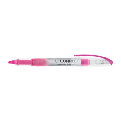 Evidenziatore a Penna Rosa