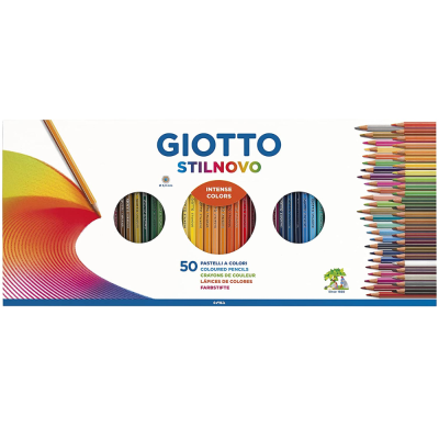 Pastelli Giotto Stilnovo (50 Pezzi)