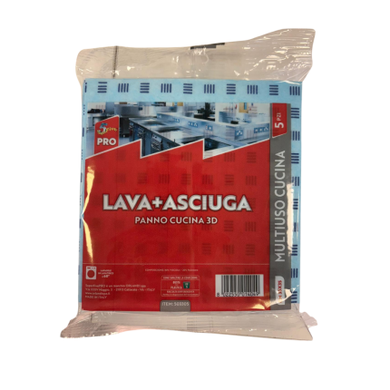 Lava + Asciuga Panno Cucina 3D (5 Pezzi)