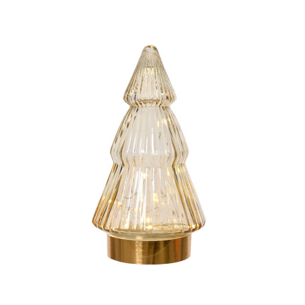 Alberello Luminoso in Vetro Colorato 19,5cm