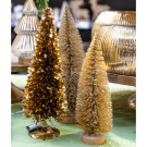 Alberello oro brillantinato da appoggio