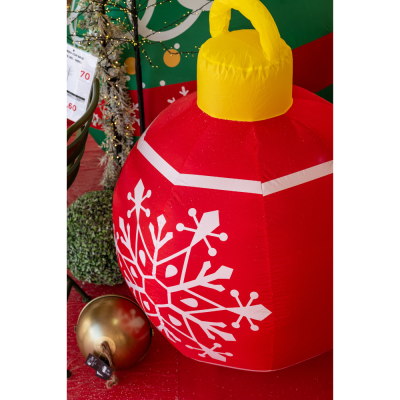 Sfera Gonfiabile Rossa Led 120cm 2