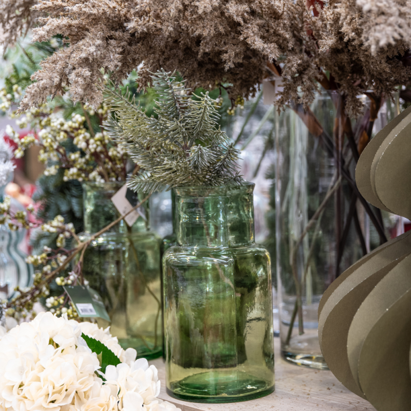 Vaso Garcia Verde in Vetro Riciclato