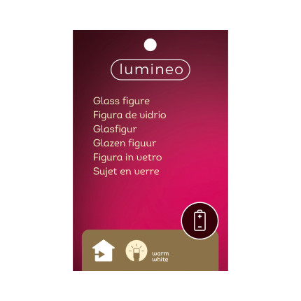 Alberello in Vetro Led 23cm