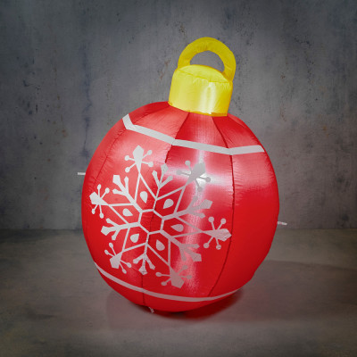 Sfera Gonfiabile Rossa Led 120cm
