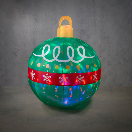 Sfera Gonfiabile Verde Led 120cm