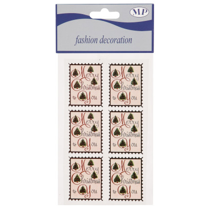 Bigliettini Adesivi Merry Christmas To You (6 Pezzi)