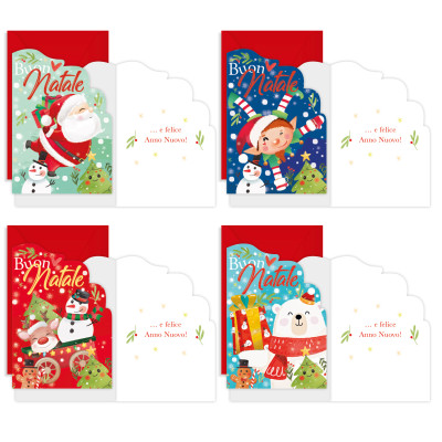 Biglietto Auguri di Natale Sagomato