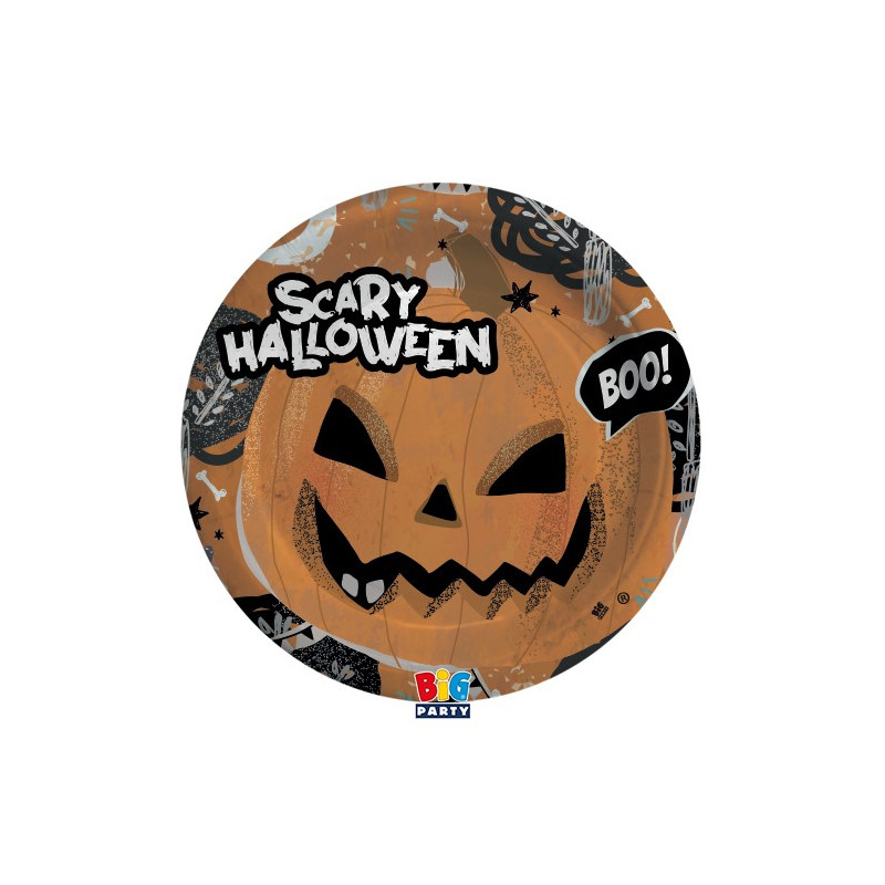 Piatti in Carta Scary Halloween (8 Pezzi)