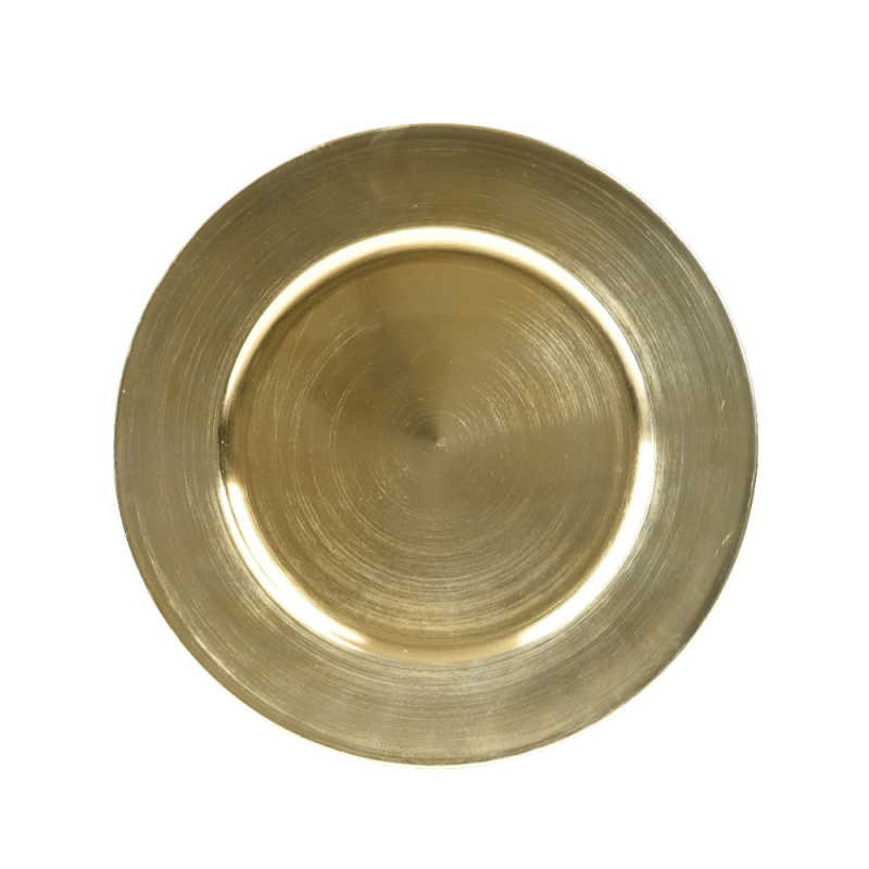 Sottopiatto Natalizio in PS oro 40cm