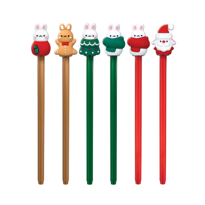 Penna con Coniglietti Natalizi